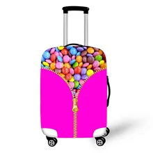 Милый 3D мультфильм сладкие фрукты путешествия багаж защитные чехлы высокоэластичный женский чемодан защита от пыли крышка от 18 до 32 дюймов