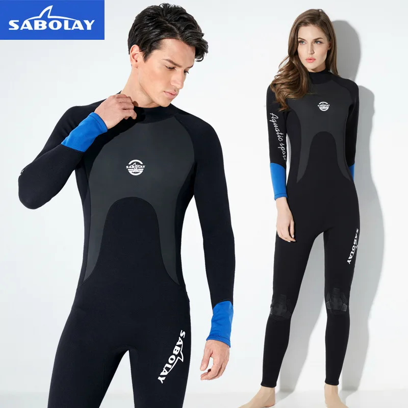 SABOLAY 2 мм неопреновый гидрокостюм Для женщин Для мужчин подводной охоты Виндсерфинг Серфинг Триатлон Плавание гидрокостюм подводной охоты Дайвинг-комбинезон