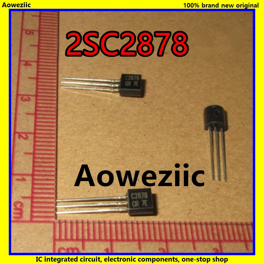 

10Pcs/Lot 2SC2878 C2878 TO-92 NPN 50V 0.3A 30M Power Transistor New Original Product