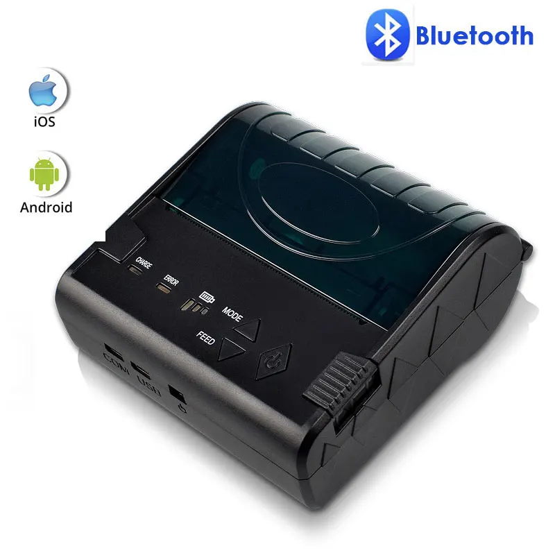 NETUM 80 мм Bluetooth термопринтер портативный 58 Принтер счета для Android IOS Iphone ipad ESC/POS
