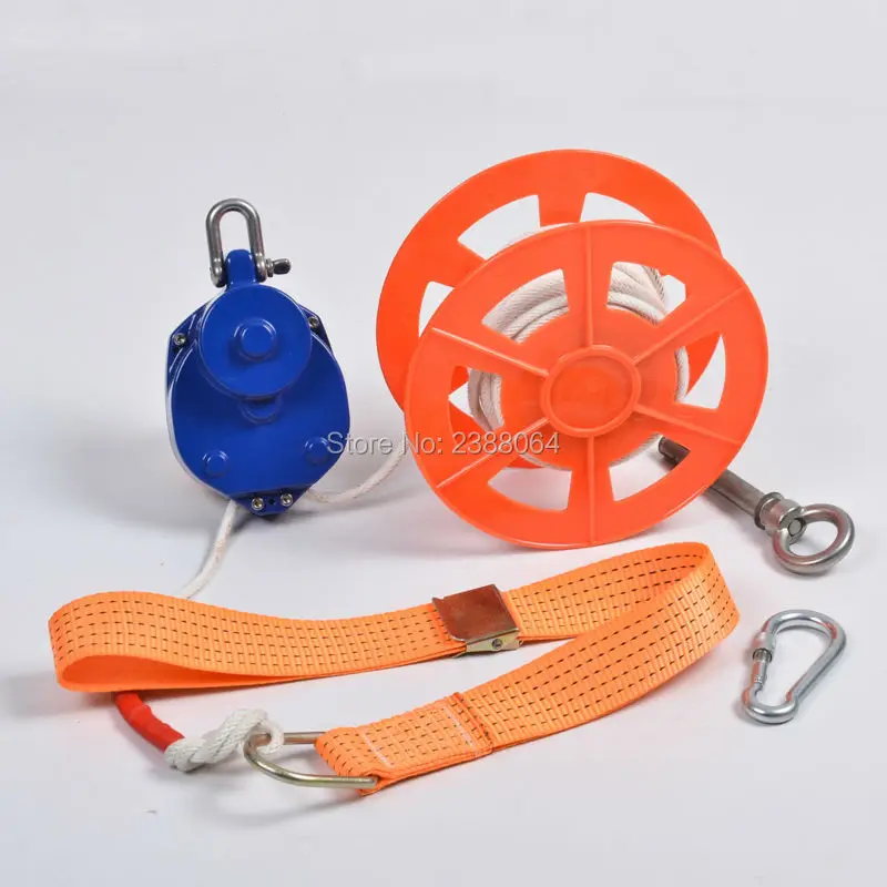 20M High quality life saving escape Descent Control Device with wire rope | Безопасность и защита