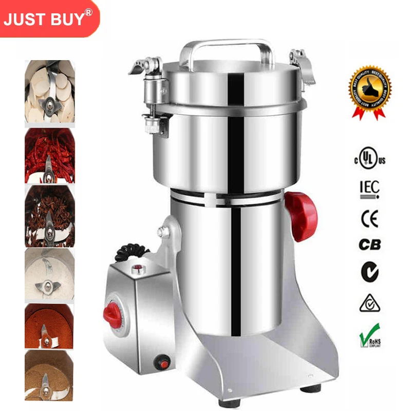 

1000g stainless steel grinder Grains Spices Hebals Cereals Coffee Dry Food Grinder Mill Grinding Machine gristmill