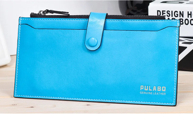 

Artmi Lady Leather Wallet Card Holder Large Capacity Zipper Phone Bag Card bag Fashion Cash wallet