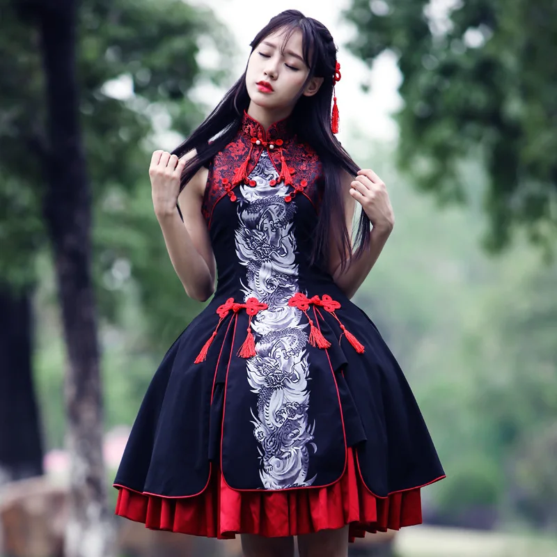Aliexpress.com : Buy Sweet Classic Qi lolita Dress Retro Gothic Lolita ...