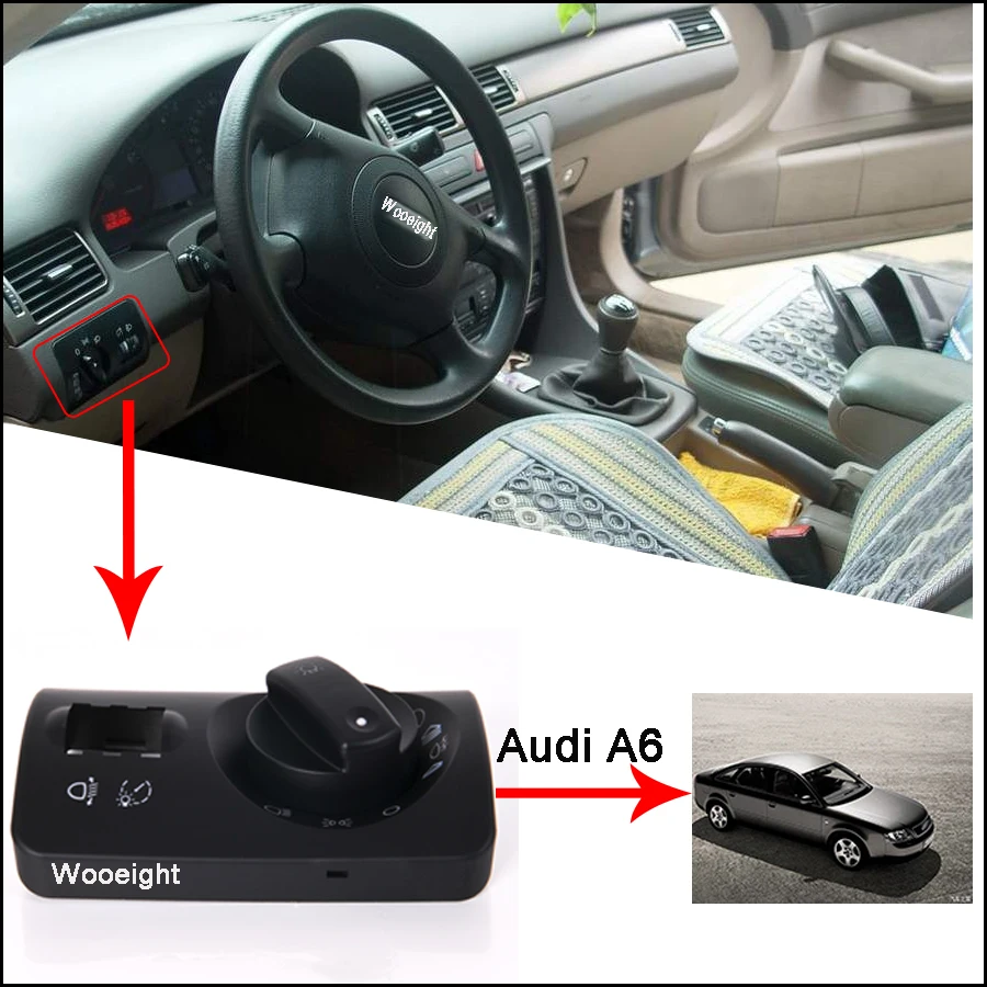 Headlight Fog Light Lamp Control Switch Car 4B1941531F 4B1 941 531F Car Accessories For AUDI A6 Quattro 2002 2003 2004 2005 (5)