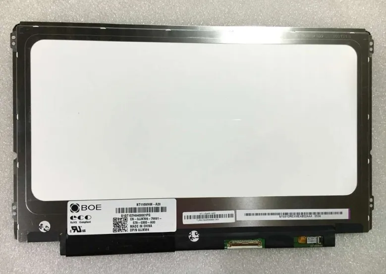 

Free Shipping NT116WHM-A20 LCD LED Screen with Touch Screen for DELL+ Touch Screen Digitizer