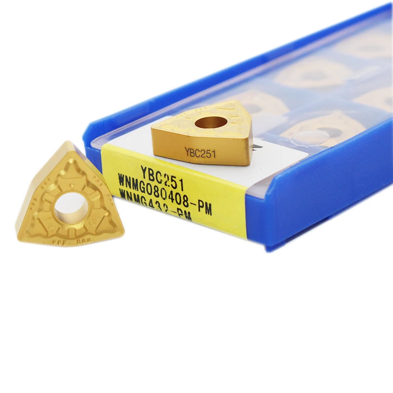 

10pcs WNMG080404 Carbide inserts High Quality WNMG 080408 turning knife Blade CNC Lathe Metal Cutting Tool