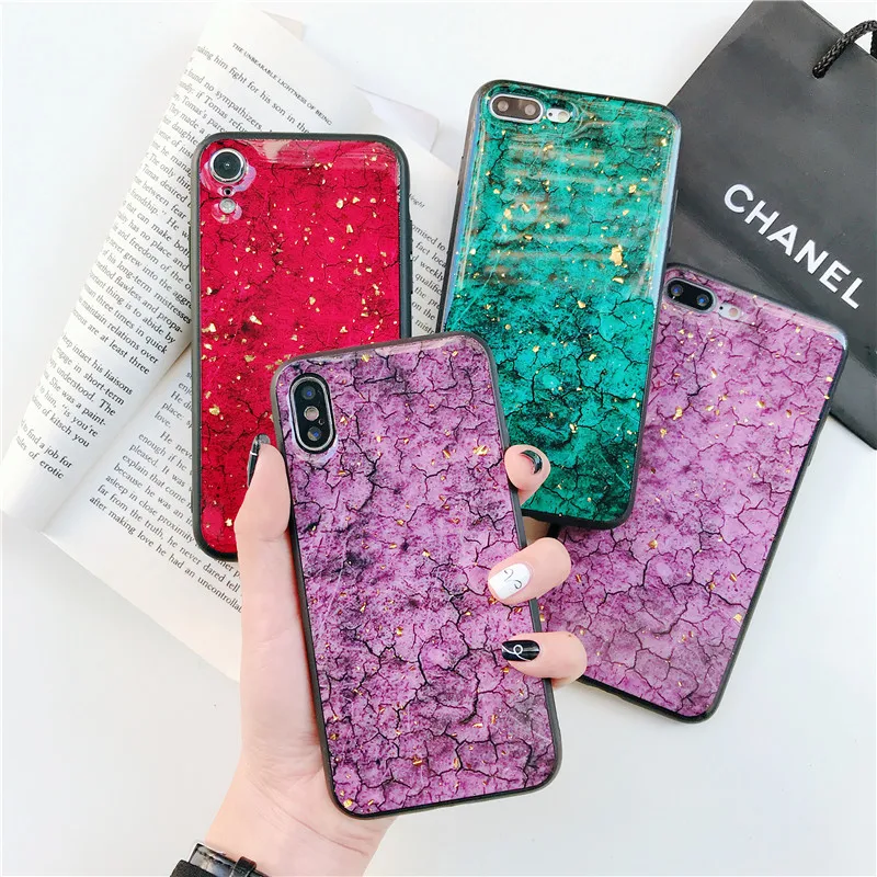 iPhone Cases on the For iPhone 7 8 6 6s Plus luxury Gold Foil Bling Marble Cover Soft TPU For iPhone X XR XS MAX Glitter Case iPhone Cases on the For iPhone 7 8 6 6s Plus luxury Gold Foil Bling Marble Cover Soft TPU For iPhone X XR XS MAX Glitter Case