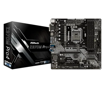 

Full new ASROCK Z370M PRO4 Eighth generation motherboard Micro-ATX DDR4 support i7-8100 8600K