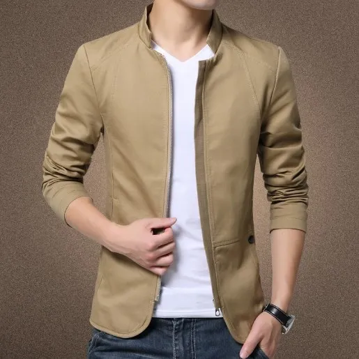 Chinese Style Mandarin Collar Casual Blazer Men Zipper Casual Suits Jackets Tunic Mens Cotton Stand Collar Blazer Hombre 5xl 4xl Chinese Style Mandarin Collar Casual Blazer Men Zipper Casual Suits Jackets Tunic Mens Cotton Stand Collar Blazer Hombre 5xl 4xl