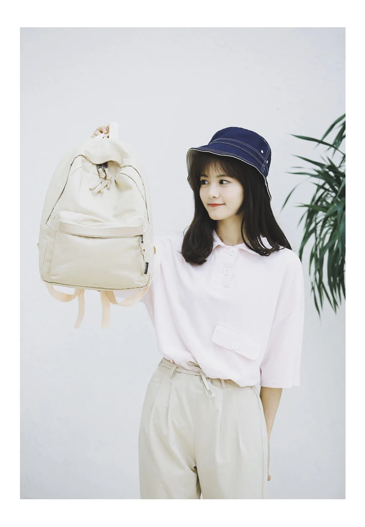 Menghuo High Quality Women Canvas Backpack Teenage Girls Leisure Backpack Bag Vintage Stylish Female School Bag Bookbag Mochilas (24)