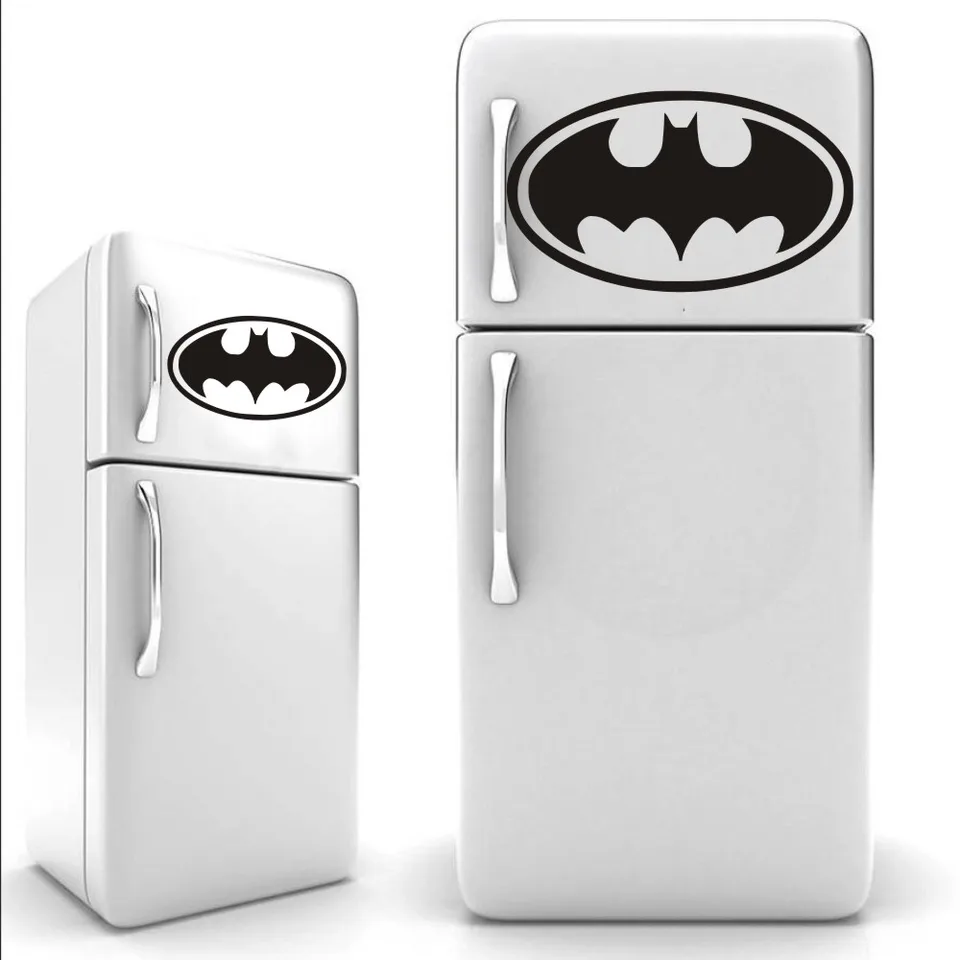 Yoyoyu Fridge Decal Vinyl Batman Decals Removable Waterproof Bat Yoyoyu Fridge Decal Vinyl Batman Decals