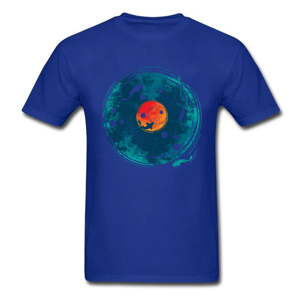 Tops Shirts Sound of Water Summer New Arrival Summer Short Sleeve 100% Cotton Round Neck Men Top T-shirts Summer Tee-Shirts Sound of Water blue