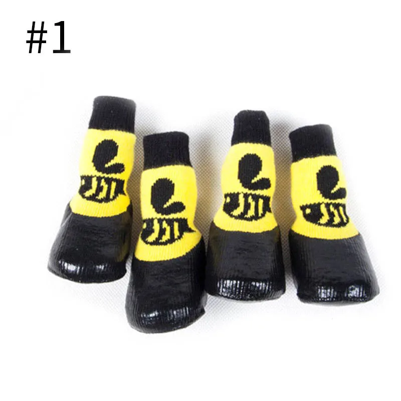 L M USA SELLER Non Slip Grip Dog Cat Socks Skid-Free PURPLE for Small Breed S