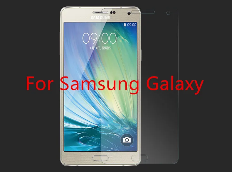 DHL 100 Шт. Закаленное Стекло Экрана Протектор Для Galaxy A810-2016 A910-2016 A9-PR0 A3-2017 A7-2017 A9-PLUS С