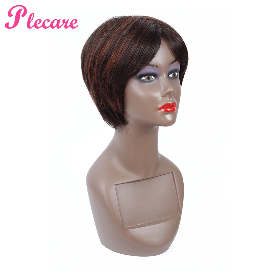 Plecare Short Pruiken Wigs For Black White Women Heat Resistant