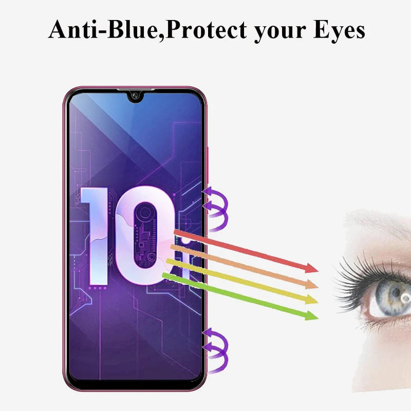 Защитное стекло для Honor 10i закаленное Huawei 10 Lite защита экрана защитная пленка на Honer