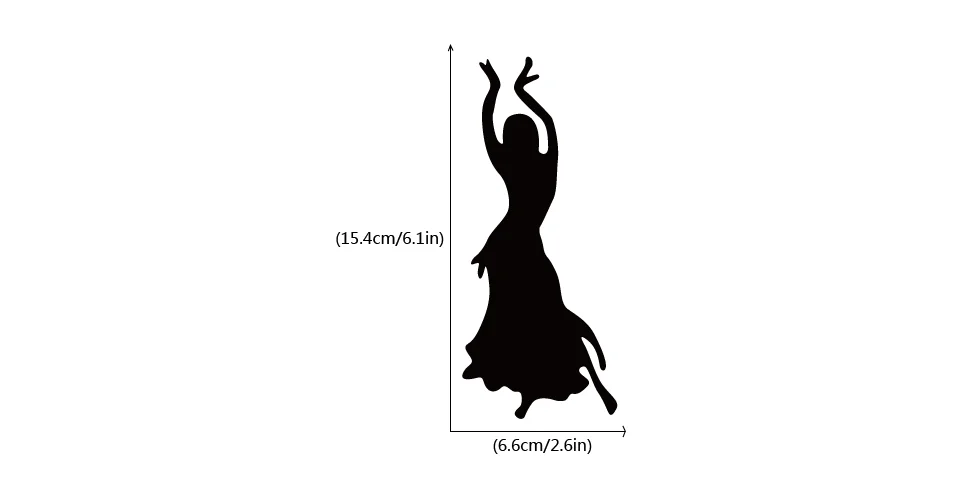 Танцор живота виниловая наклейка силуэт Сменные наклейки сексуальная Танцующая леди стикер на стену для спальни домашний декор SW0218