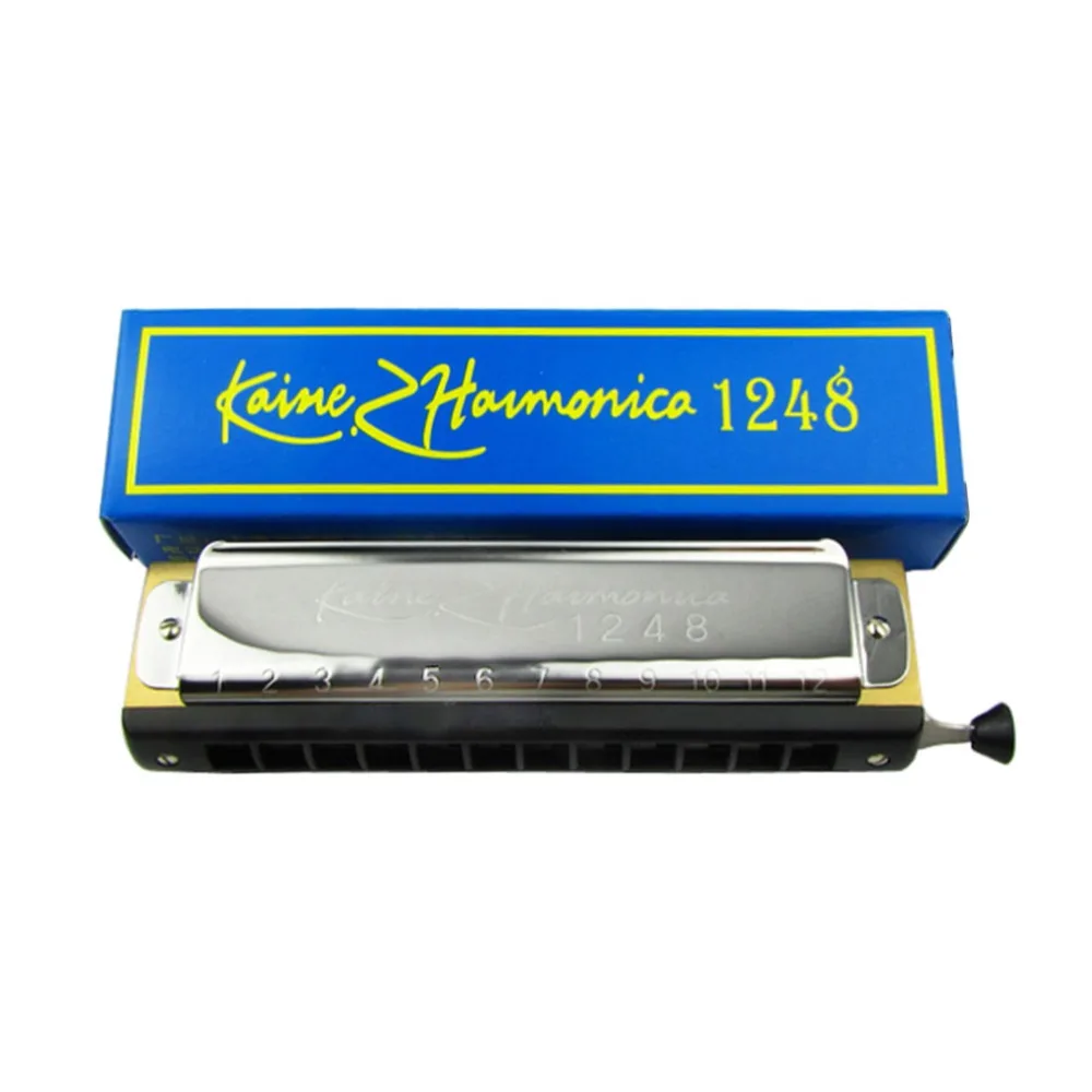 NEW Chrome 12 Hole 48 Tone Chromatic Harmonica / Chromonica Key of C