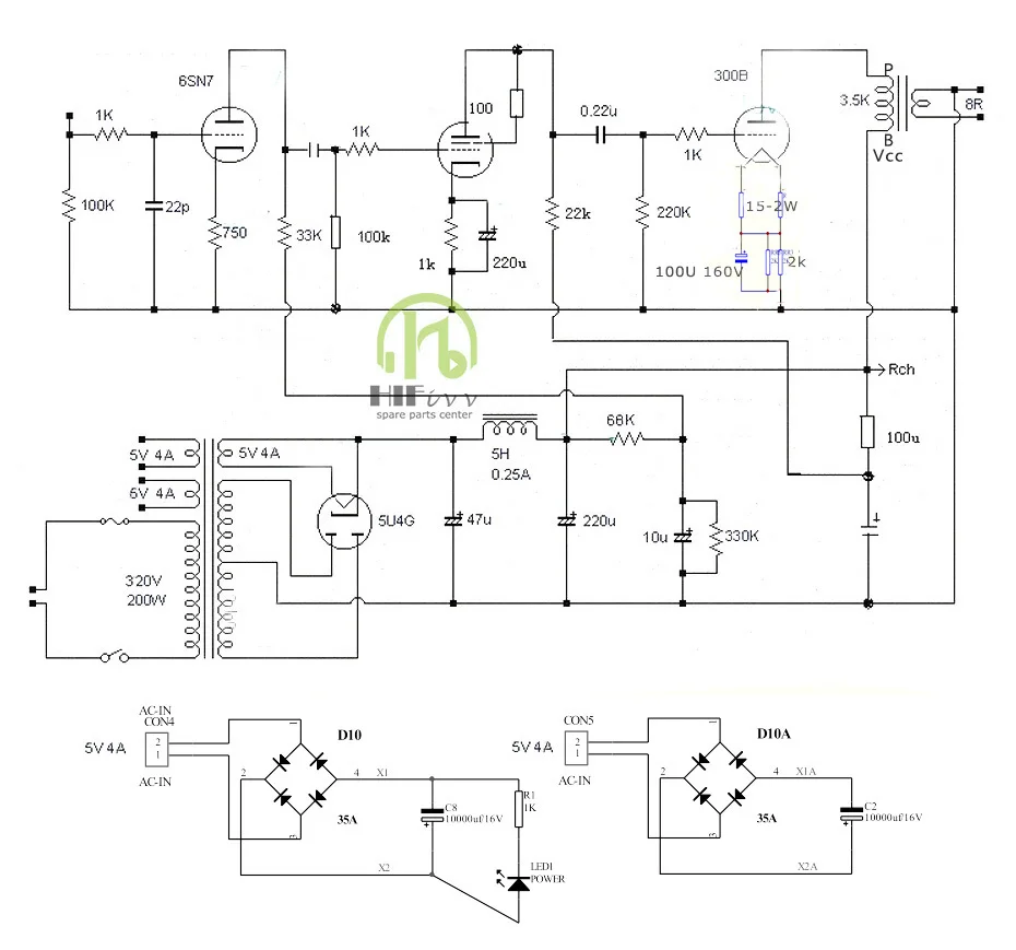 HIFI ламповый усилитель 300B Ламповый усилитель комплекты 6SN7+ 5U4G amp 8 Вт+ 8 Вт Класс А ламповый усилитель комплекты