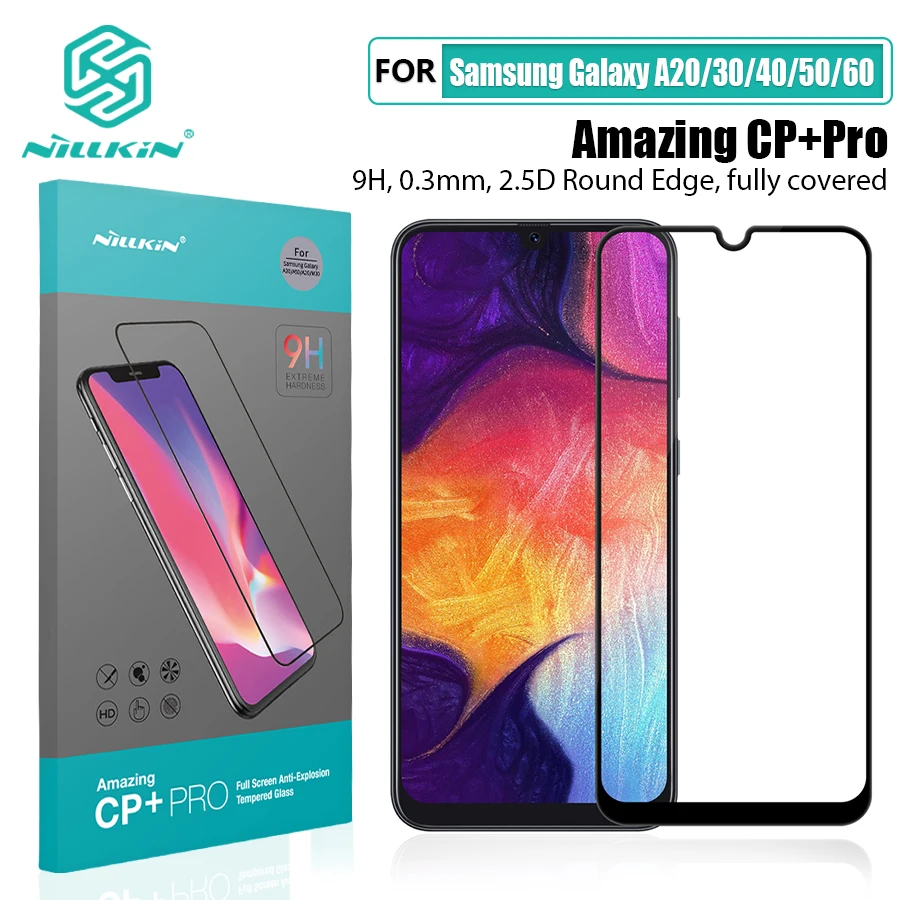 Pаспродажа NILLKIN Amazing CP + Pro 9H Закаленное стекло протектор для samsung Galaxy A20 A30 A40 A50 A60 M30 стекло протектор экрана