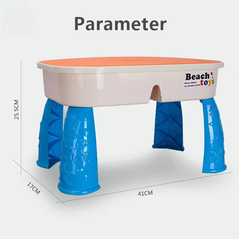 Детский пляжный игрушечный набор, безопасный нетоксичный летний плавательный песок, копающийся стол, водная головоломка, игрушки для детей старше 3 лет