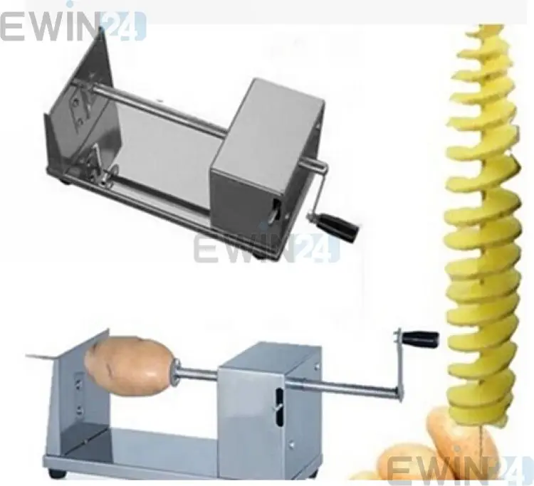 Stainless Steel  Potato Slicer Cutter Carrot Spiral Cutting Machine Vegetable Tools (5)