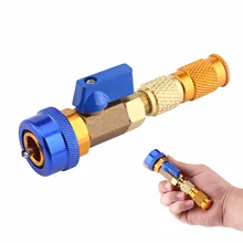 Авто-Стайлинг Авто воздушный клапан кондиционирования основной набор для установки инструмента снятия R134a/R12 низкая Давление