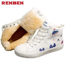 Новое поступление; Лидер продаж; обувь; женские ботинки; однотонные мягкие милые женские зимние ботинки без застежки; зимние меховые ботильоны с круглым носком на плоской подошве