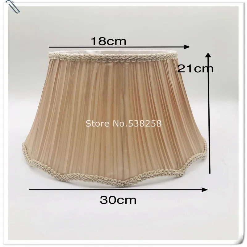 

E27 Art deco lamp shade for table lamp coffee color fabric polygonal lampshade modern style lamp cover for home decoration