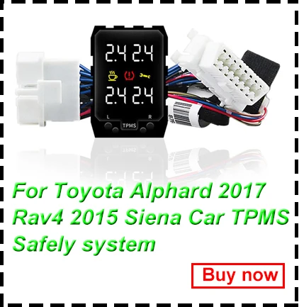 Система контроля давления в шинах OBD TPMS Встроенный монитор для Toyota Highlander 2013 Corolla Auris Sienna