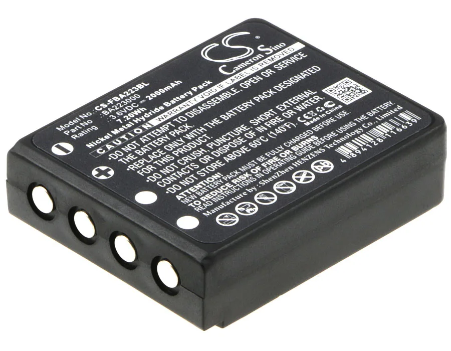Аккумулятор Cameron Sino 2000mAh BA223000 для HBC Radiomatic Keynote Linus 4 Micron 5 6 7 Quadrix Vector Pro|Цифровые