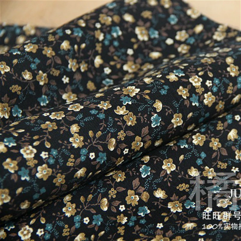 

107 x 50cm Handmade DIY fabrics sweet floral cotton soft printing cloth