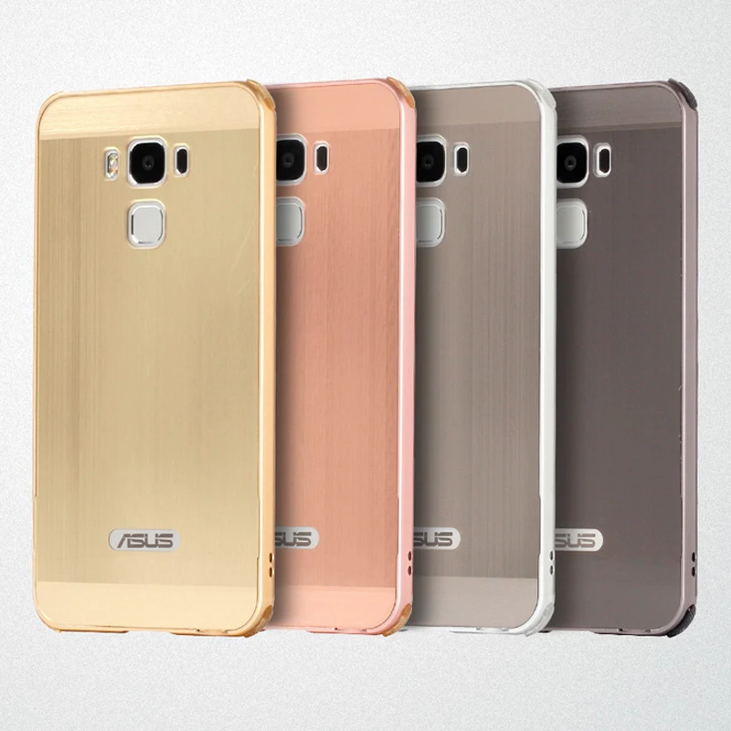 

For Asus Zenfone 3 Max ZC553KL Case Aluminum Metal Frame Cover with Brushed Back Cover Hard Case for Asus Zenfone 3 Max ZC553KL