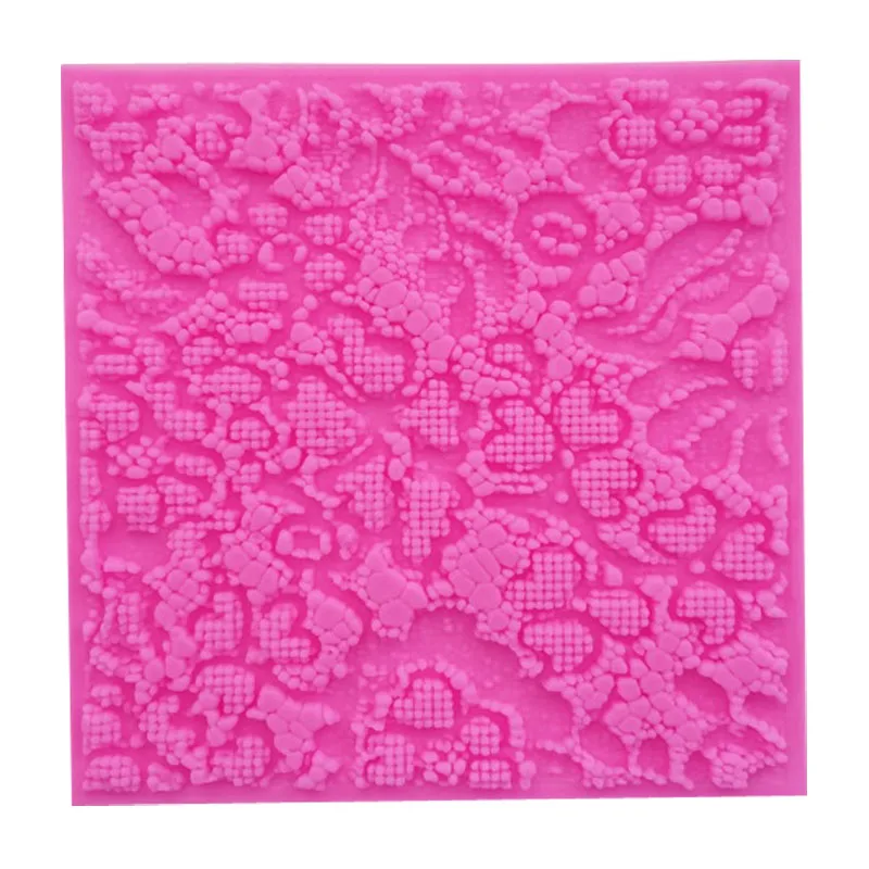 

Free Shipping Wed B section Silicone Fondant baking Paste Mold DIY Cake Decorating Polymer Clay Resin Candy Fimo Super Sculpey