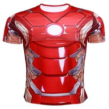 Marvel Super Heroes Avenger Captain America Batman new T shirt Men Compression Armour Base Layer Thermal Under fitness Shirt