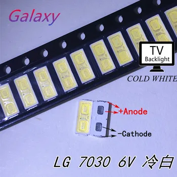 

LED LG Innotek LED 100PCS LED Backlight 1W 7030 6V Cool white TV Application smd led cold white 98-105lm