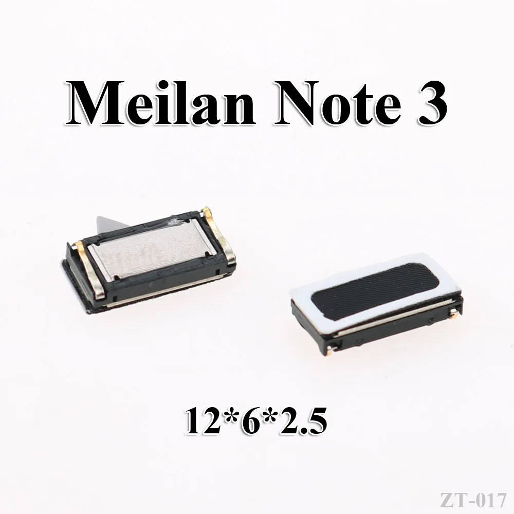 2 шт передний верхний наушник, динамик, звуковой приемник для Meizu Meilan Note/S6/6/A5/5 5S/3 S/2/E2/E/X x8/U20/Note 6 5 3 2/металлическая конструкция - Цвет: Meilan Note3