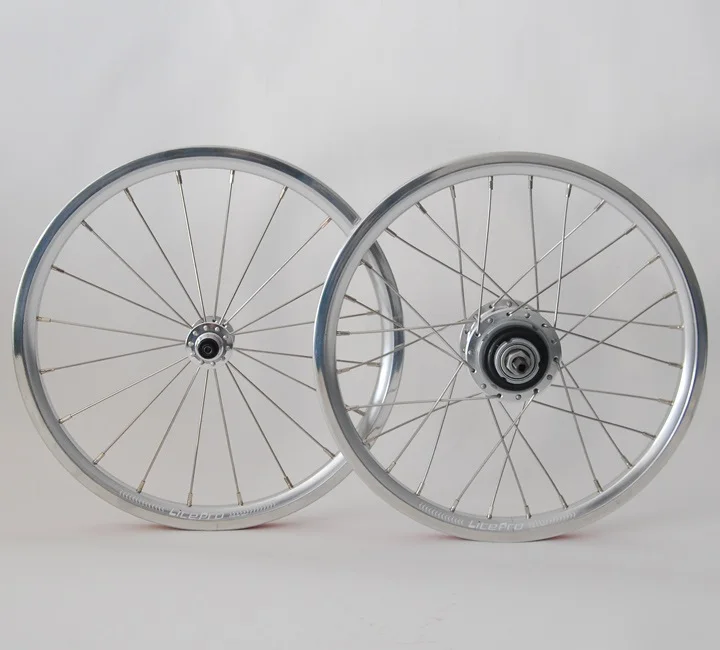 Perfect Litepro 16 Inch Wheel set Road Folding Bike Internal Derailleur Wheelset 5 speed 16inch Bicycle wheel Refiting Accessory 5