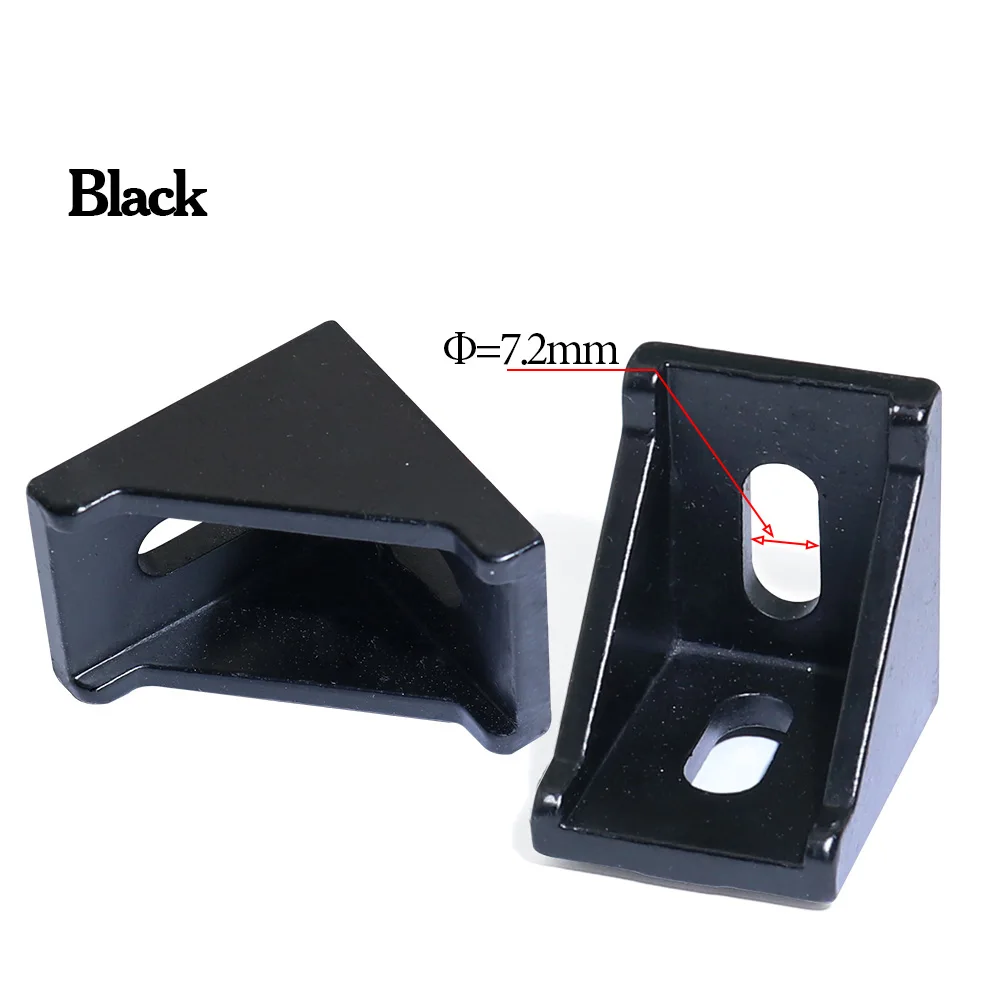 Matériel De Fixation Coin 6060 - Profilé En Aluminium 30x30 - Rainure 8 Connecteur D Angle Support Mural Grille D Angle Filetage M6 Profile D Entretoise Profile D Angle Projets De Diy