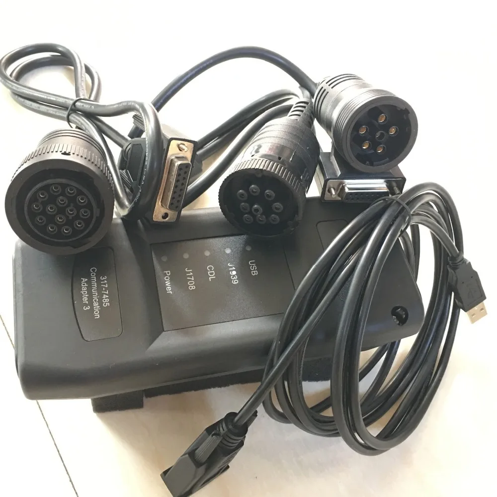 

2019 for Real cat ET3 Adapter +new 14pin cable cat3 Truck Diagnostic Tool With 2018C ET software+unlocked keygen