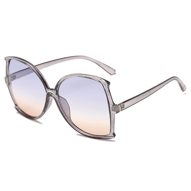 

M MISM Oversized Sunglasses Women Large Size Sunglasses Transparent Frame Vintage Sun Glasses Female UV400