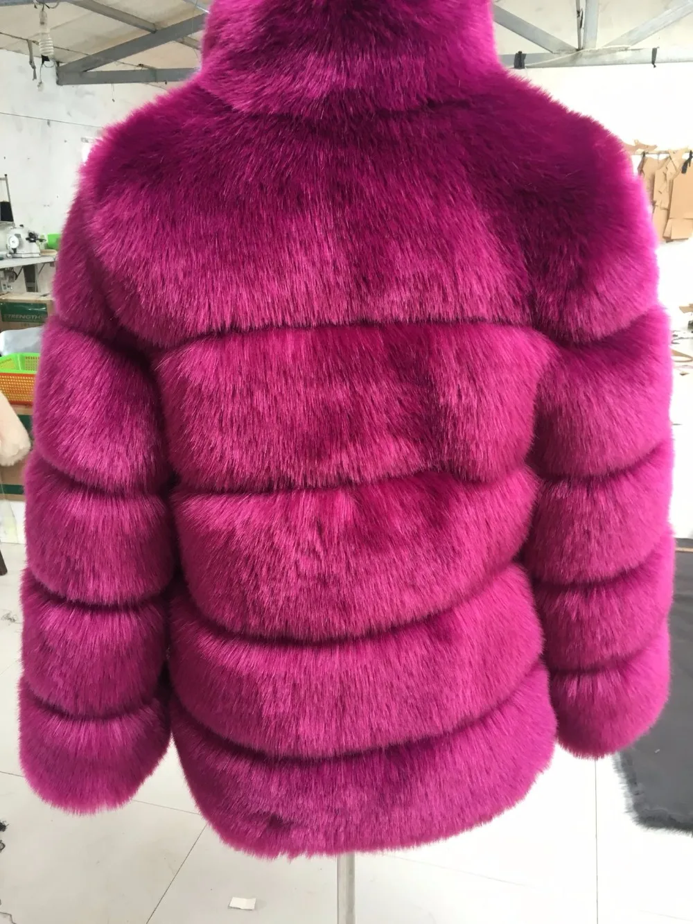S-4XL размера плюс зимняя новая модная брендовая куртка из искусственного лисьего меха женская теплая Высококачественная теплая плотная шуба из искусственного меха wq47 Прямая поставка