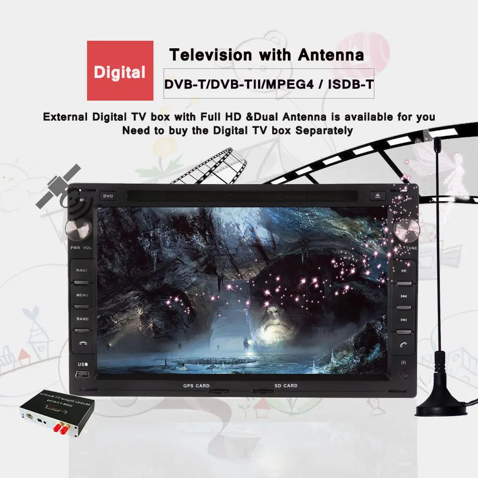 Flash Deal 1024*600 2GB RAM Android 7.1 Car DVD GPS For VW Glof Bora Passat Mk5 Golf Mk4 Polo Jetta Seat Bluetooth Radio Disc Player 2 DIN 16