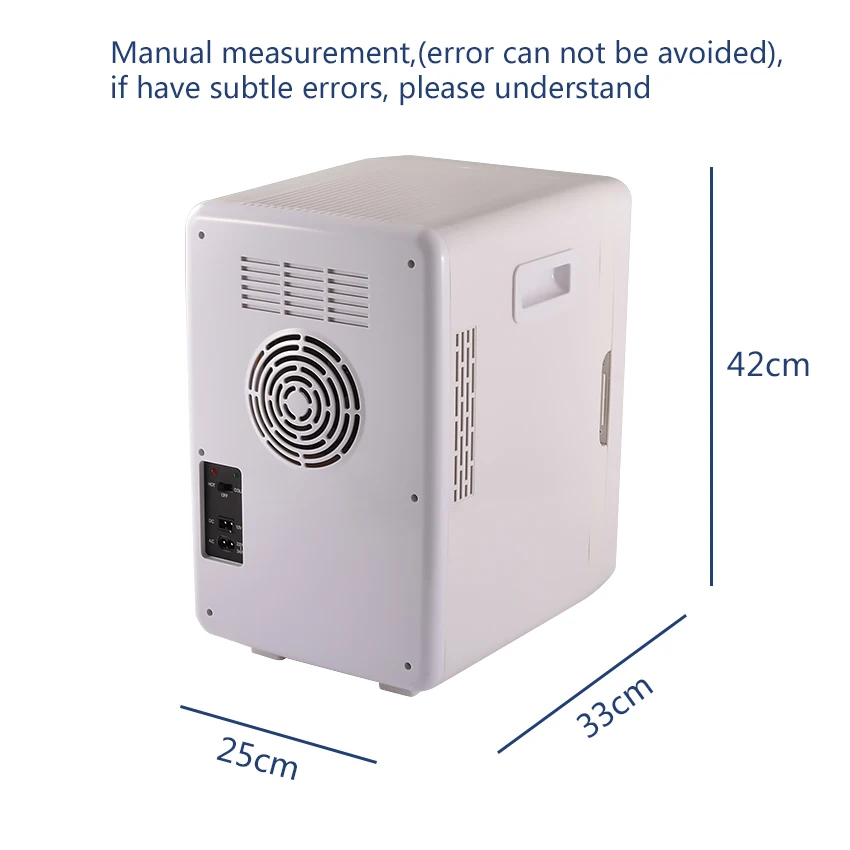 Портативная морозильная камера 20 л, мини-холодильник, автомобильный домашний двойной компактный автомобильный холодильник 12/220 в, температурные вариации F-L18SA