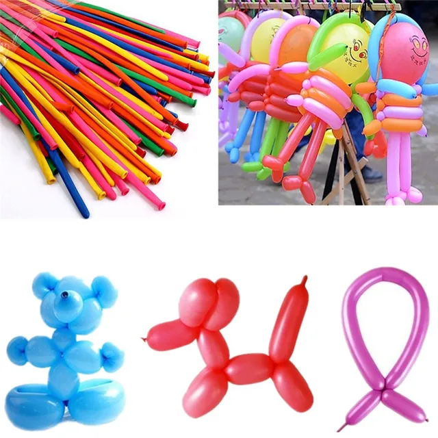 Hot 30pcs Thick Long Balloon DIY Multi modeling Magic Balloon Wedding