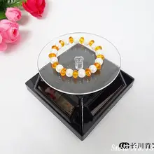 ; Черный солнечных элементов питания типа AAA-2-способ украшения часы телефон вращающаяся демонстрационная стойка вращающийся держатель