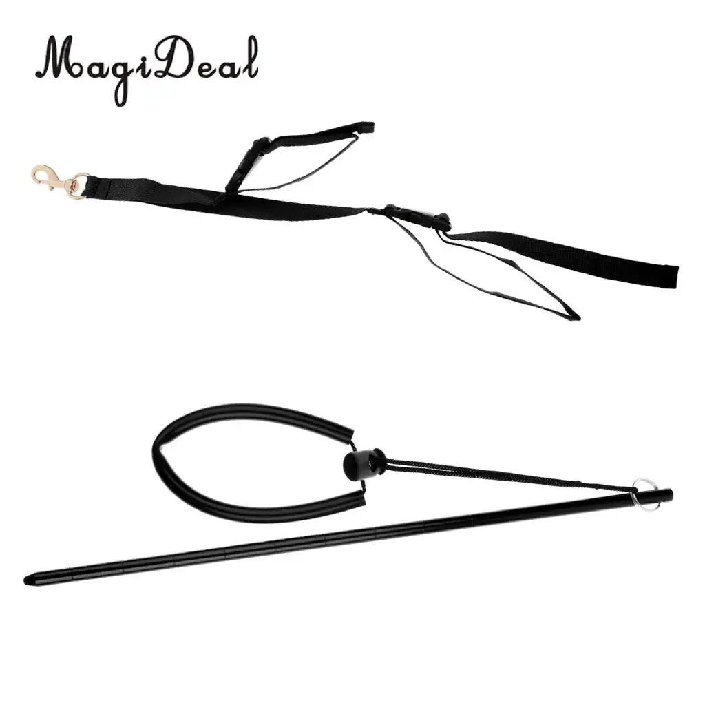 MagiDeal Heavy Duty Scuba Diving Snorkel Fin Mask Holder Keeper Strap + Lobster Stick Pointer Noise Maker
