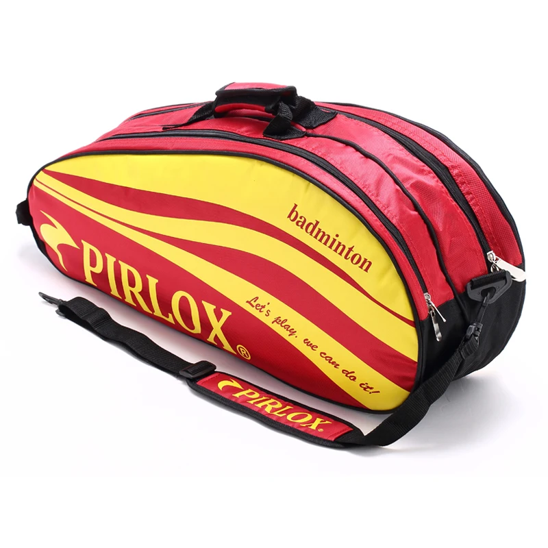 4-6 piezas hombres raqueta de bádminton bolsa impermeable atleta raquetas de tenis mochila para zapatos de doble cremallera abierta bolsa de tenis raquette de