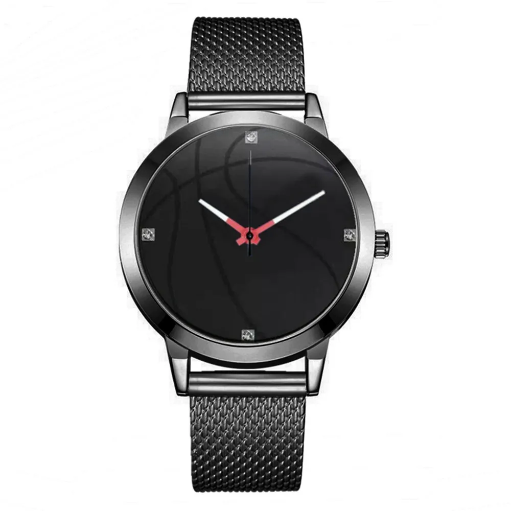 

Men's Leisure Business Basketball Pattern Dial Mesh Belt Wrist Watch 10.25